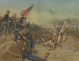 In the trenches before Santiago, Cuba, Spanish-American war
