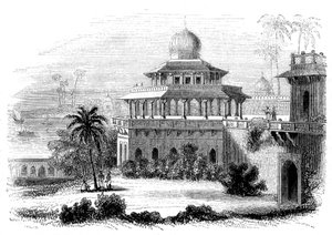 Chalees Satoon, or the Pavilion of the Forty Pillars, 1847 by Giles