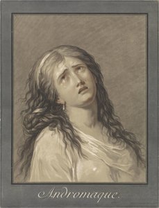 Andromache Weeping by Gilles Demarteau