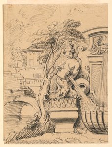 Design for a Fountain by Gilles Marie Oppenord