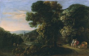 Landscape with Venus and Adonis by Gillis Neyts