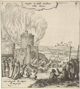 Fire in Rome by Gillis van Scheyndel (I)