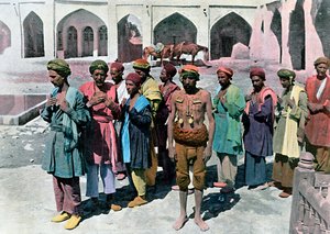 Dervishes and Martyrs, Tehran (c1890) by Gillot