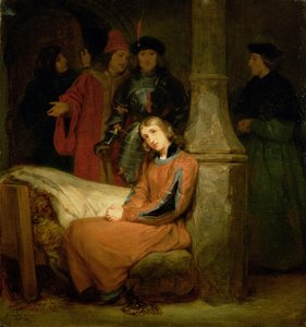 Joan of Arc (1412-31) before Charles VII (reg.1422-61)
