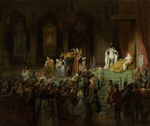 The Coronation of the Dead Inês de Castro in the Cathedral of Coimbra