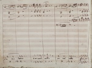 Musical Score for the La calunnia e un venticello Aria, in The Barber of Seville