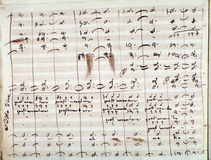 Musical Score for the Questavventura Aria, in The Barber of Seville