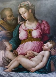 The holy family and Saint John the Baptist