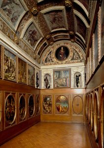 View of the Studiolo of Francesco I de Medici
