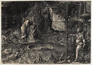 Allegory of Life (The Dream of Raphael) by Giorgio Ghisi