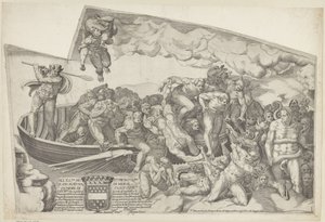 The Last Judgment, Sheet I by Giorgio Ghisi
