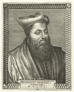 Portrait of François Duaren, Professor of Law at the University of Bourges by Giorgio Ghisi