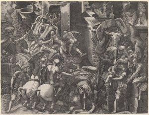 The Fall of Troy and the Escape of Aeneas