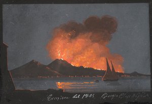 Naples, Vesuvius Eruption by Giorgio Glass