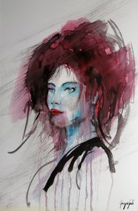 Expressive Woman Portrait