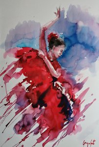 Passionate Flamenco Dancer