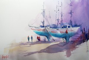 Sailboats Dry Dock