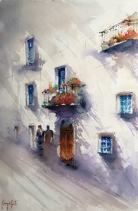 Sunny Mediterranean Street