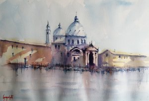 Venetian Basilica Reflection