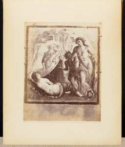 Bacchus and Ariadne fresco Pompeii by Giorgio Sommer