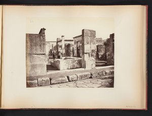 View of the Ruins of the Casa di Salustio in Pompeii, Italy by Giorgio Sommer