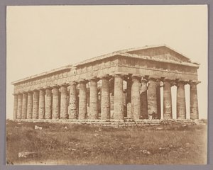 Paestum: The Temple of Poseidon by Giorgio Sommer
