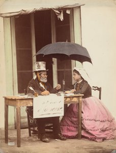 Public Writer, Naples, 1865-1870 by Giorgio Sommer
