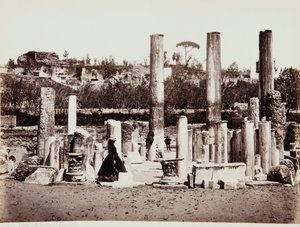 The Temple of Serapis in Pozzuoli, Naples