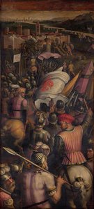 Capture of Cascina by Giorgio Vasari