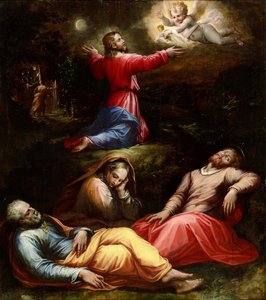 The prayer in the garden of olives