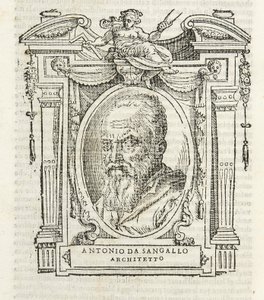 Milan, Biblioteca Braidense, Lives of the Most Excellent Painters, Sculptors, and Architects, Giorgio Vasari 1568, Antonio da Sangallo