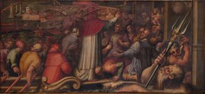 Pope Eugene IV disembarks at Leghorn to take refuge in Florence
