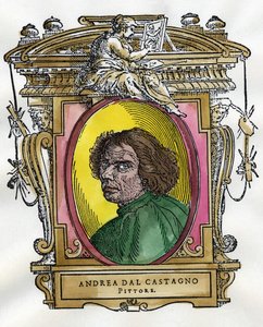 Portrait of the Painter Andrea Del Castagno by Giorgio Vasari