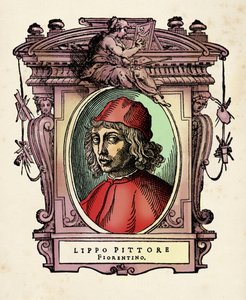 Portrait of Lippo di Benivieni Engraving from 