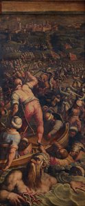 Rout of the Turks at Piombino by Giorgio Vasari