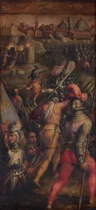 The Battle of Barbagianni Near Pisa by Giorgio Vasari