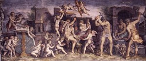 The Forge of Vulcan, 1556-1557 by Giorgio Vasari