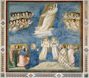 Ascension of Christ (detail) by Giotto (c.1266 1337)