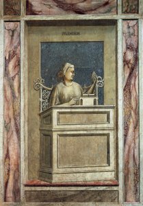 Prudence by Giotto (after restoration) by Giotto (c.1266 1337)