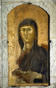 Madonna. Portrait of the Virgin on a Gold Background