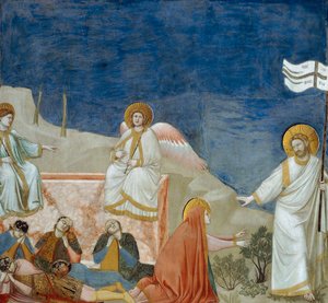 The Resurrection of Christ (detail) by Giotto (c.1266 1337)