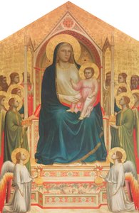 Madonna Enthroned (Ognissanti Madonna) by Giotto
