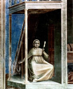 Scenes from the Life of Joachim: Annunciation to St Anne (detail)