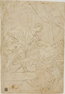 Rape of Lucretia by Giovan Gioseffo dal Sole