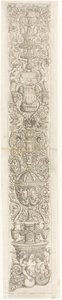 Nereid Ridden by Two Children, Plate Six of Twelve Ornament Panels by Giovan Pietro Birago