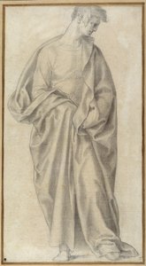 Heavily draped youth