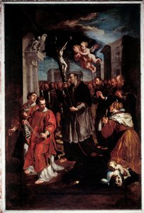 Procession of St Charles Borromeo by Giovanni Andrea Ansaldo