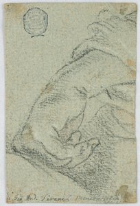 Study: A Left Hand in a Leaning Position, ca. 1650 by Giovanni Andrea Sirani