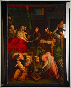Christ in the House of the 100 Marys by Giovanni Andrea di Ferrari