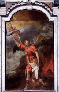 The Guardian Angel by Giovanni Andrea di Ferrari